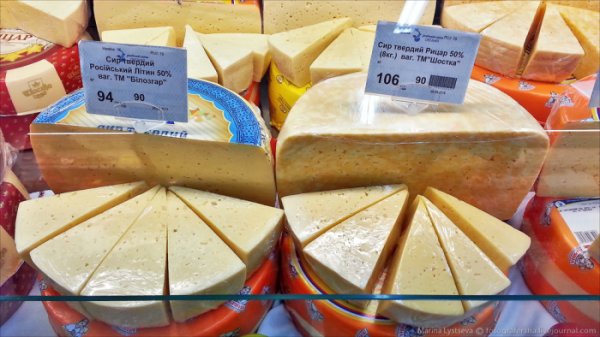 Стоимость продуктов питания в супермаркетах Киева
