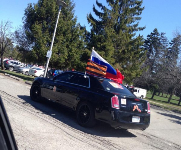 В Канаде устроили автопробег в честь 70-летия Победы