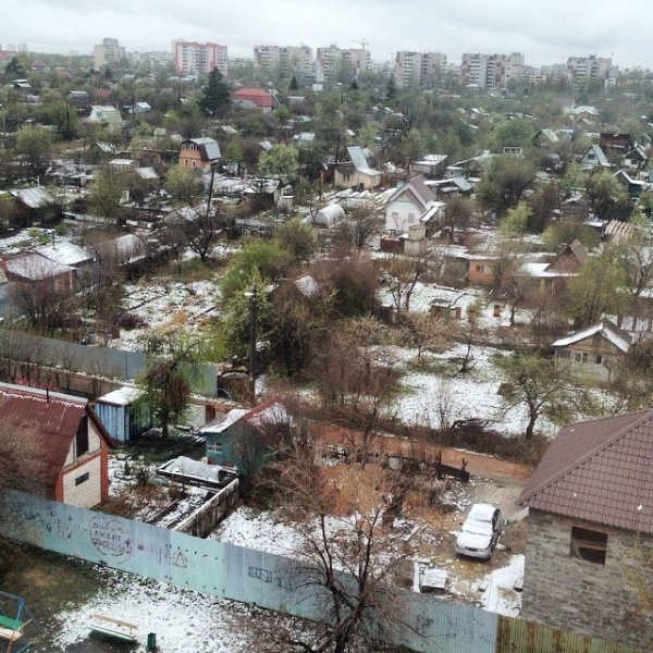 На 9 мая в Челябинской области выпал снег