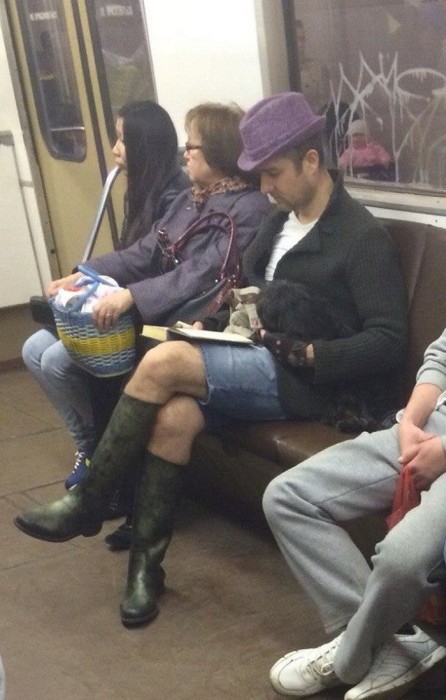 Невероятные пассажиры в метро Санкт-Петербурга