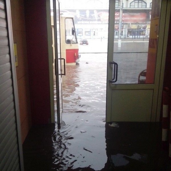 В Курске случился потоп