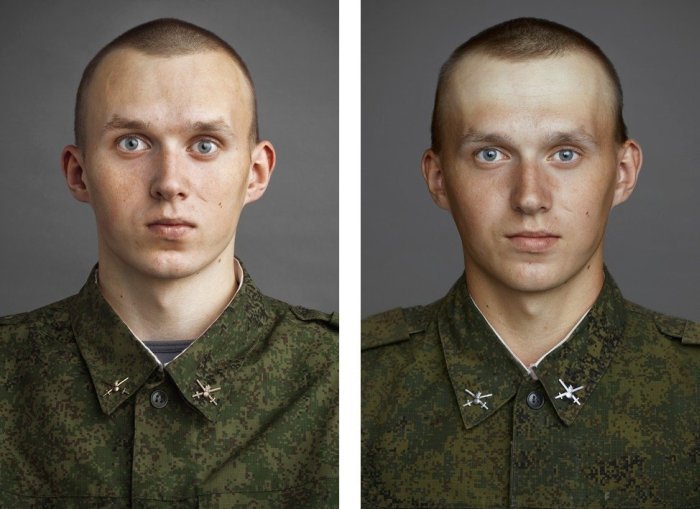 Фото военнослужащих российской армии в начале и конце службы