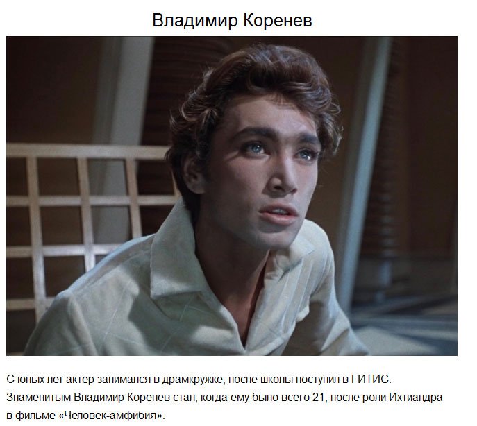 Самые обаятельные актеры советского кино