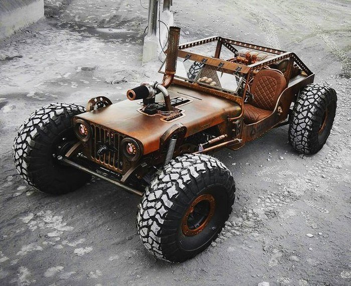 Зомби-мобиль на базе внедорожника Jeep 4x4