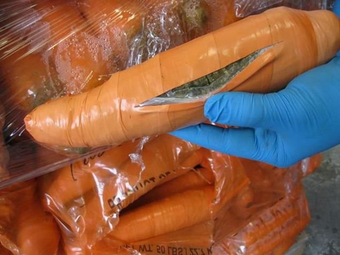 В США пытались ввезти крупную партию марихуаны под видом моркови
