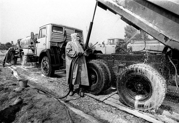 Зона отчуждения ЧАЭС в мае 1986 года