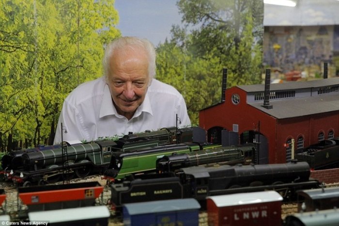  Британский пенсионер собрал модель железной дороги, оценивающуюся в 250 000 фунтов стерлингов