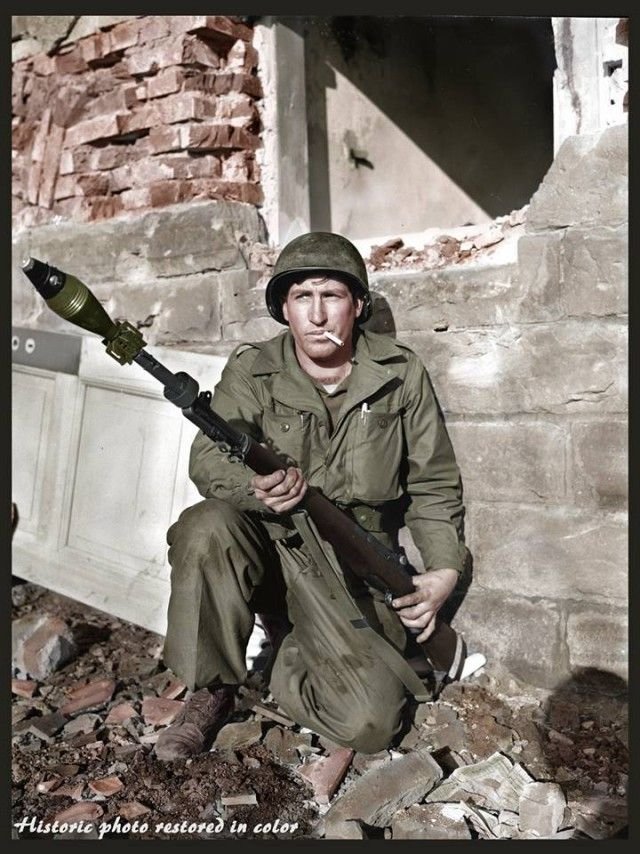  Цветные фото времен Второй мировой войны