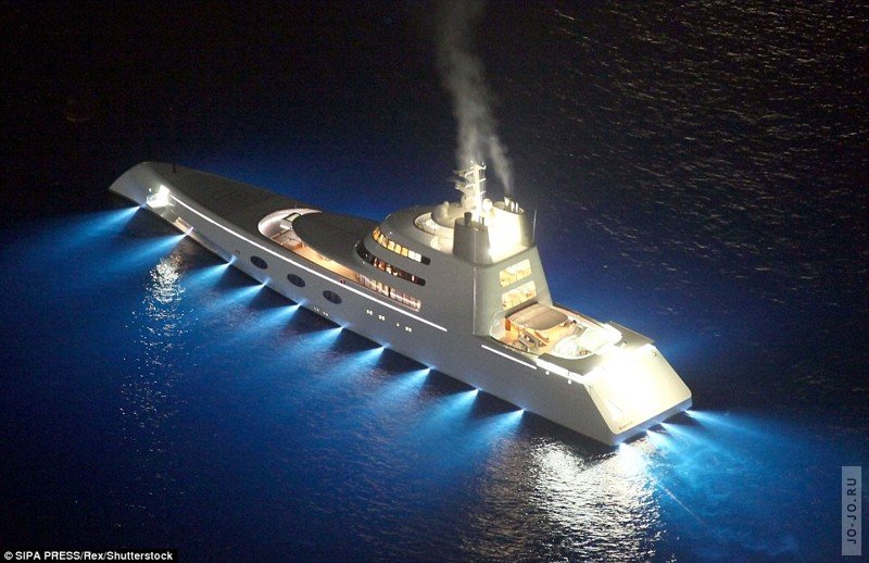Роскошная яхта миллиардера Мельниченко за 300 миллионов долларов	(10 фото)
