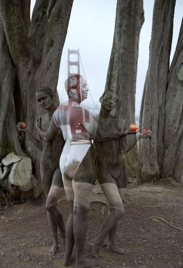  Необычный боди-арт от американского художника Трины Мерри (20 фото)