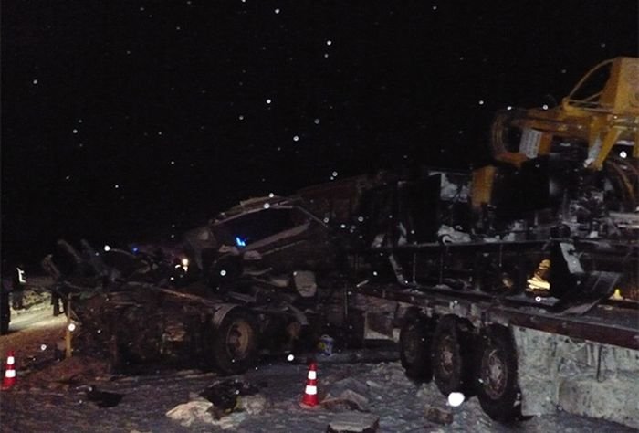  Страшная авария под Ханты-Мансийском (5 фото)