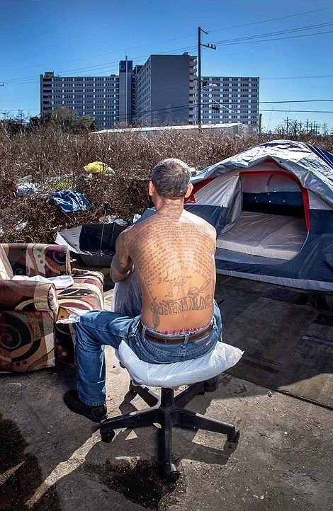  Как живут бездомные американцы (20 фото)