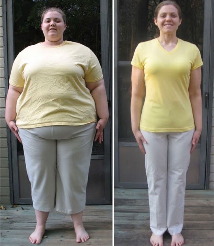 Люди, поборовшие лишний вес (35 фото)