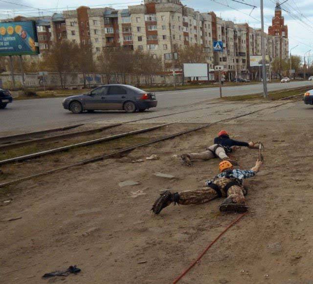  Фото, которые возможно было сделать только в России (36 фото)