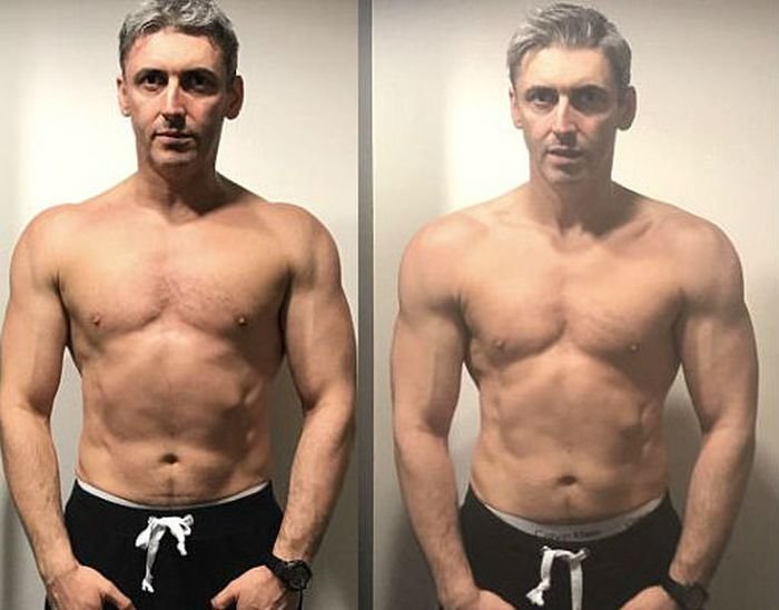  45-летний отец троих детей в течение 12 недель обрел спортивную фигуру (7 фото)