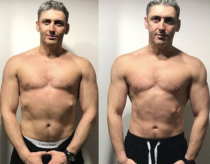  45-летний отец троих детей в течение 12 недель обрел спортивную фигуру (7 фото)