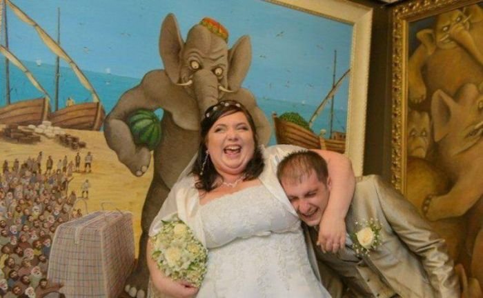  Забавные фото со свадеб (32 фото)