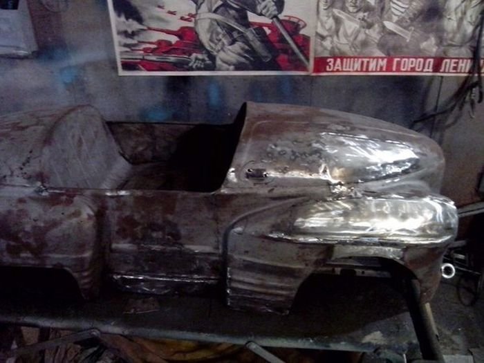 Реставрация педального детского автомобиля «Урал» (18 фото)