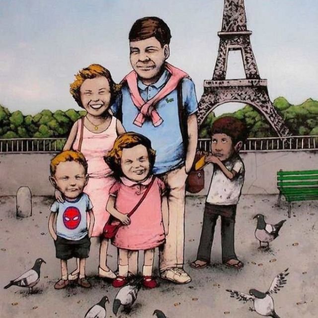 Граффити от «французского Бэнкси» (29 рисунков)