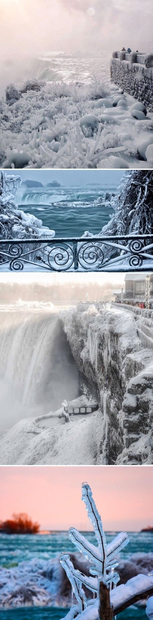 Мощные снегопады и сильные морозы обрушились на Канаду и США (30 фото)
