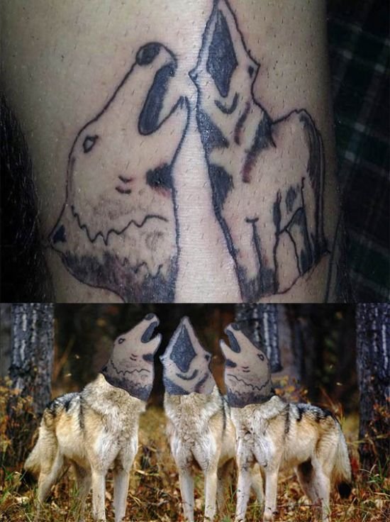 Очень странные татуировки (35 фото)