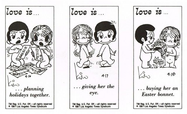 История появления комиксов "Love is..." и жизненный путь их создателей (9 фото) История появления комиксов "Love is..." и жизненный путь их создателей (9 фото)