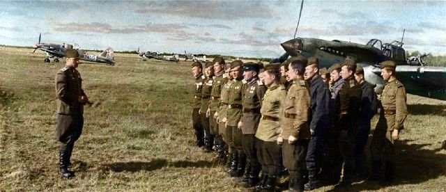 "Ожившие" фото времен Великой Отечественной войны (19 фото)