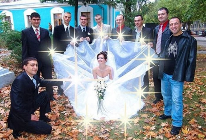 Странные фото с наших свадеб (49 фото)