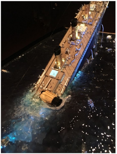 Удивительная диорама: "Крушение Титаника" (8 фото)