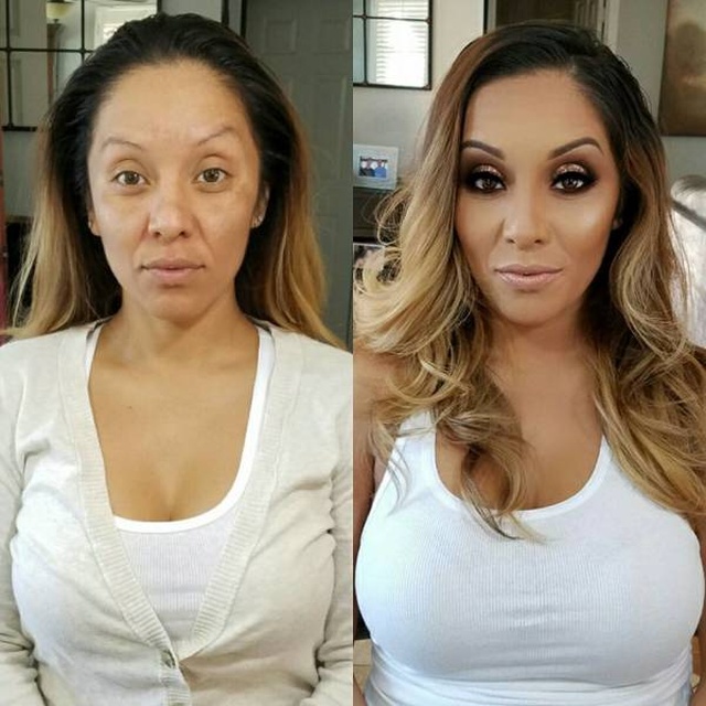 Сила макияжа: до и после (19 фото)