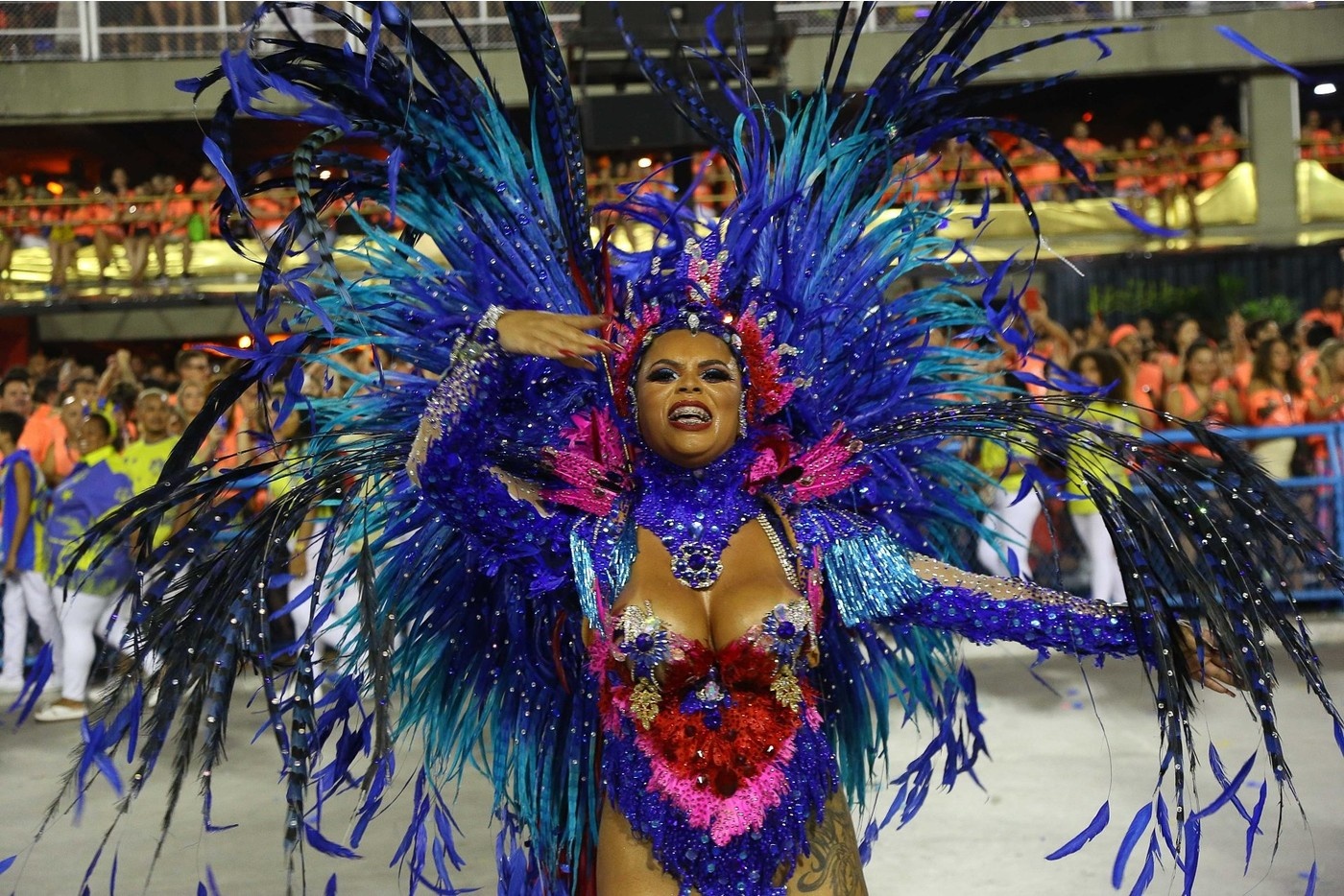 Участницы Бразильского карнавала в самых откровенных нарядах (25 фото)