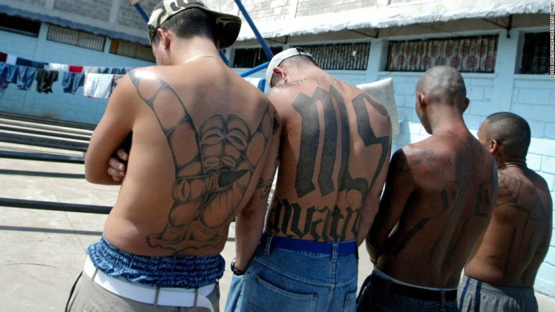 Тюрьма Гондураса с членами известных банд