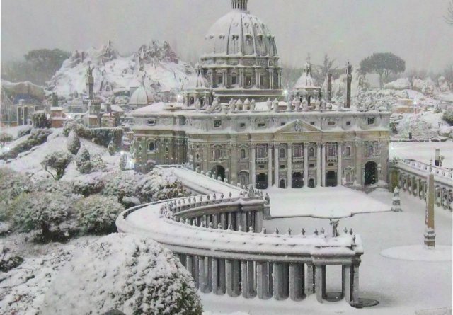 Зимние великолепие Рима