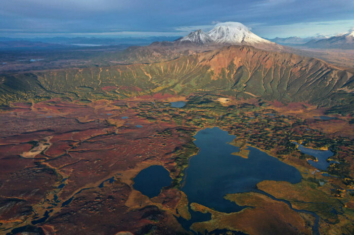 Вулкан Узон на Камчатке