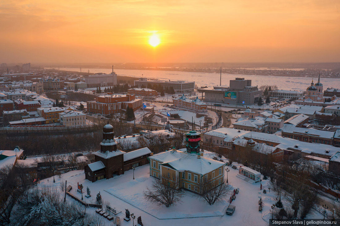 Зимний Томск – сибирские Афины Зимний Томск – сибирские Афины